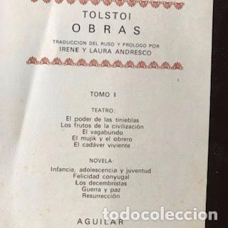 Libros de segunda mano: OBRAS, LEON TOLSTOI - Foto 3