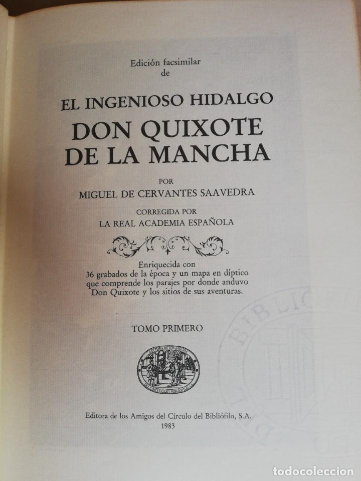 Libros de segunda mano: DON QUIJOTE DE LA MANCHA. C&Iacute;RCULO DEL BIBLI&Oacute;FILO. - Foto 9