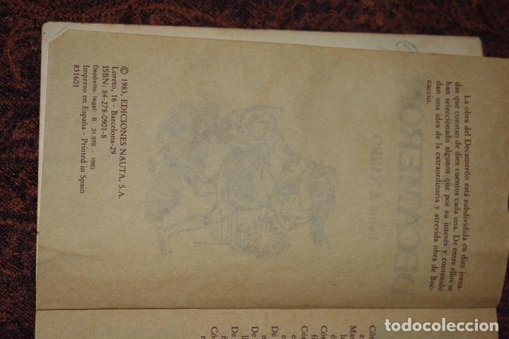 Libros de segunda mano: Libro Decameron de Giovanni Boccaccio Ediciones Nauta 1983 - Foto 2