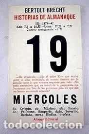 Libros de segunda mano: historias de almanaque Bertolt Brecht - Foto 1