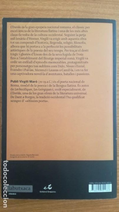 Libros de segunda mano: Virgili: Eneida (trad. Joan Bell&eacute;s) - Foto 2