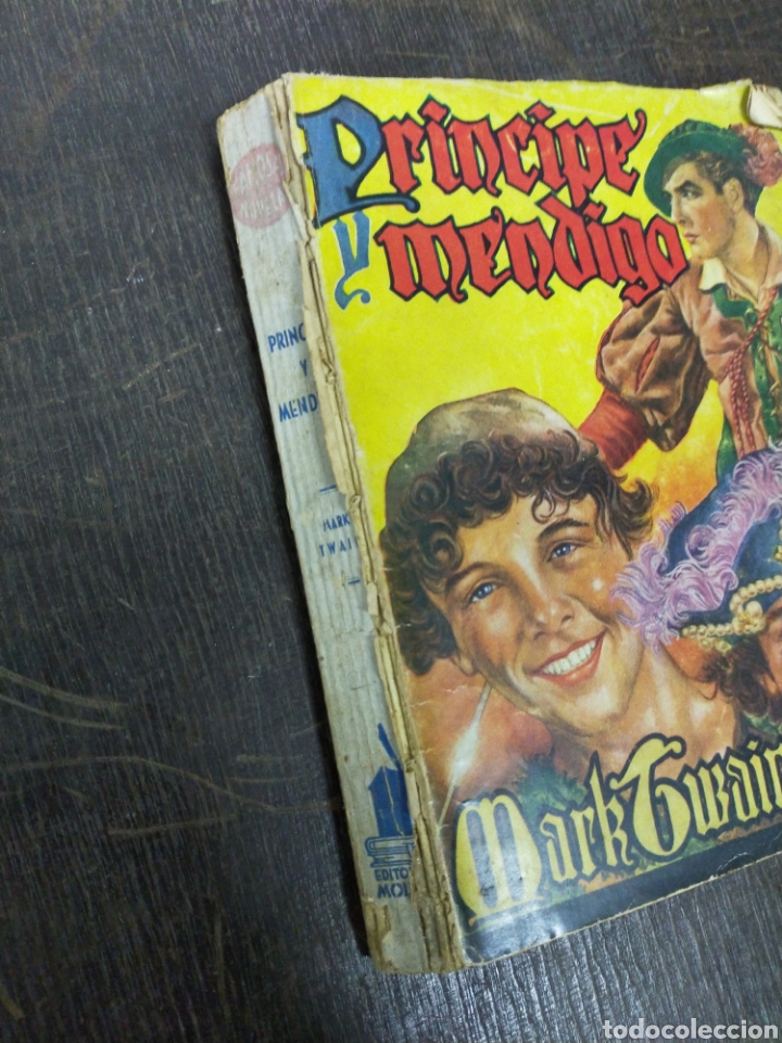 Libros de segunda mano: Pr&iacute;ncipe y mendigo. Mark Twain. Molino. 1943 - Foto 2