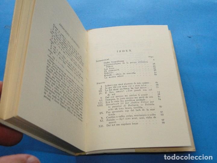 Libros de segunda mano: POESIES .- ANDREU FEBRER - Foto 4