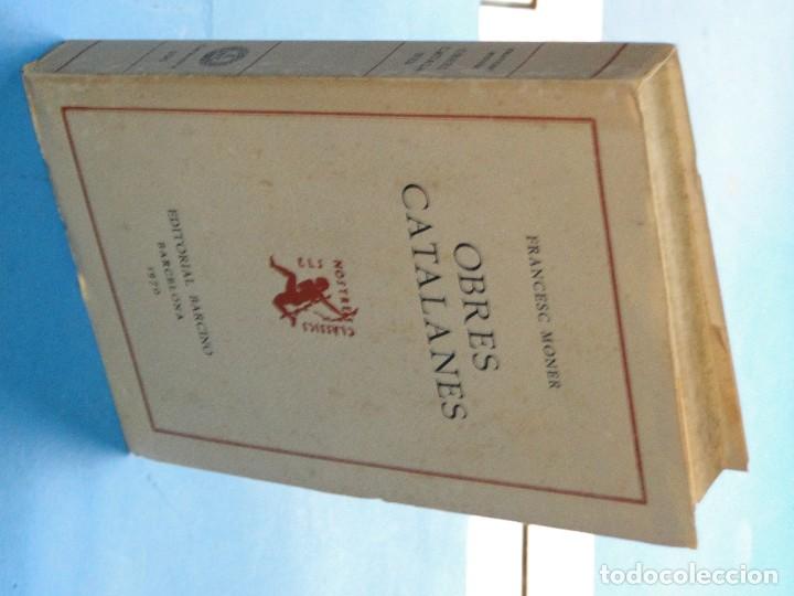 Libros de segunda mano: OBRES CATALANES.- FRANCESC MONER - Foto 2