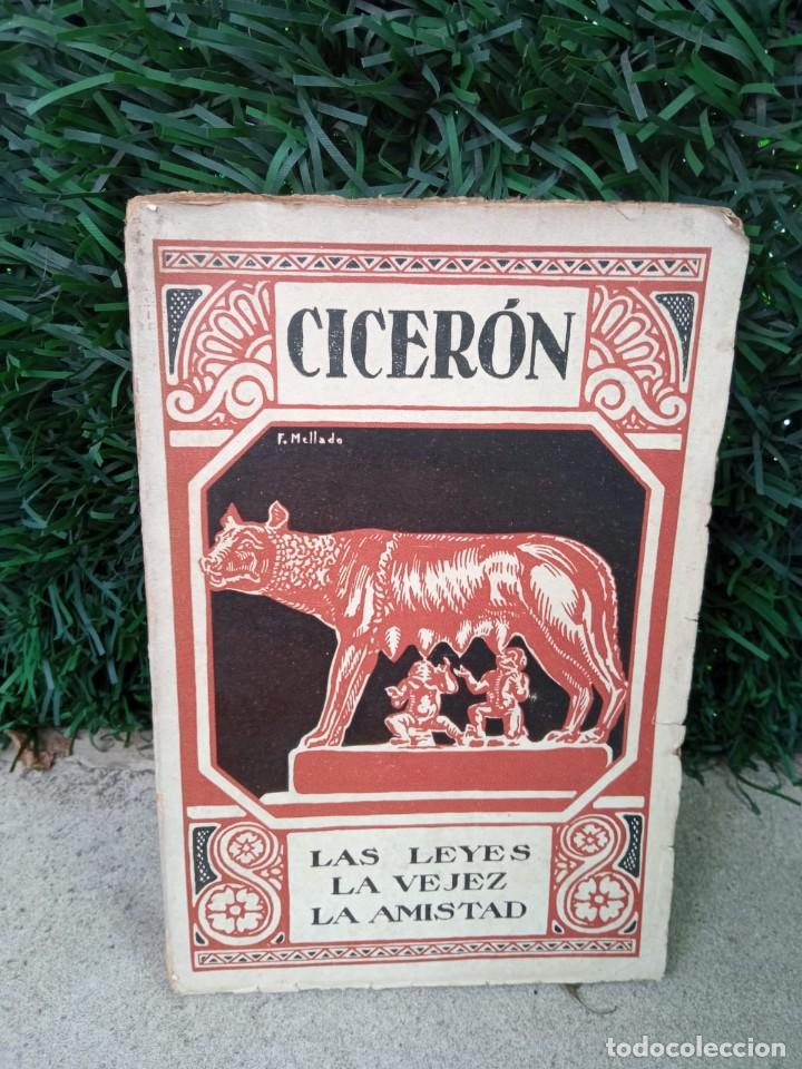 Libros de segunda mano: Las Leyes. La Vejez. La Amistad. Autor: Cicer&oacute;n - Foto 1