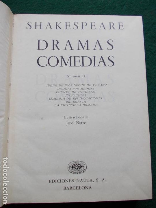 Libros de segunda mano: DRAMAS COMEDIAS EDICIONES NAUTA - Foto 3