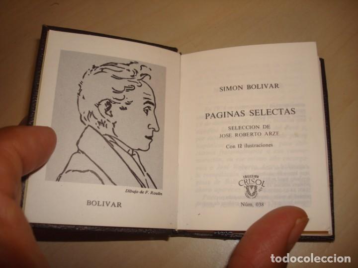 Libros de segunda mano: SIM&Oacute;N BOLIVAR. P&Aacute;GINAS SELECTAS. AGUILAR. CRISOL&Iacute;N N&ordm;37. - Foto 2