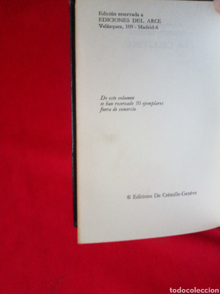 Libros de segunda mano: LA CELESTINA FERNANDO DE ROJAS Edici&oacute;n reservada a EDICIONES DEL ARCE - Foto 5
