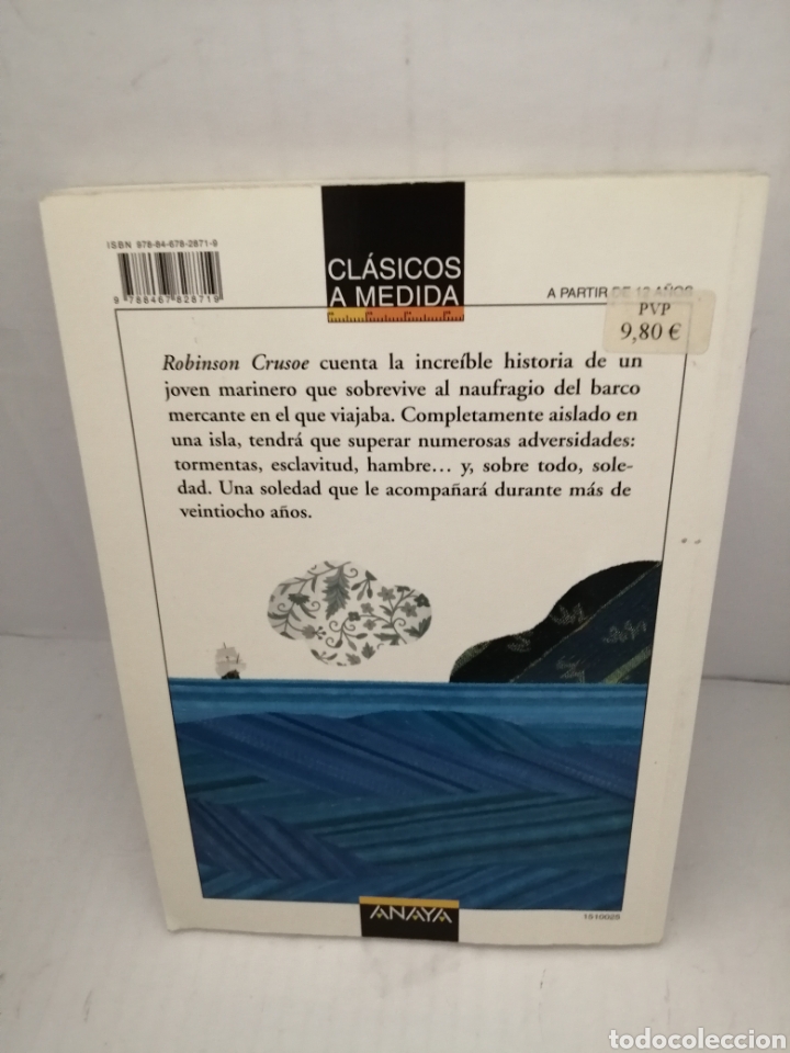 Libros de segunda mano: ROBINSON CRUSOE (Cl&aacute;sicos a medida) PRIMERA EDICI&Oacute;N - Foto 2