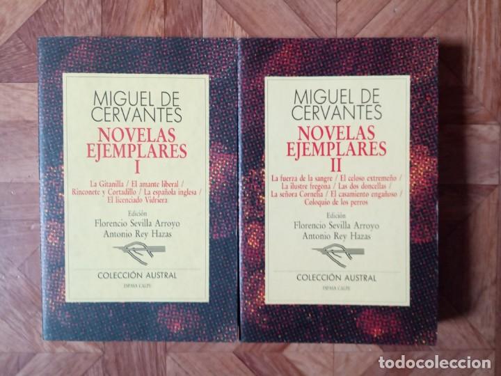 Libros de segunda mano: CERVANTES - NOVELAS EJEMPLARES - 2 TOMOS - Foto 1