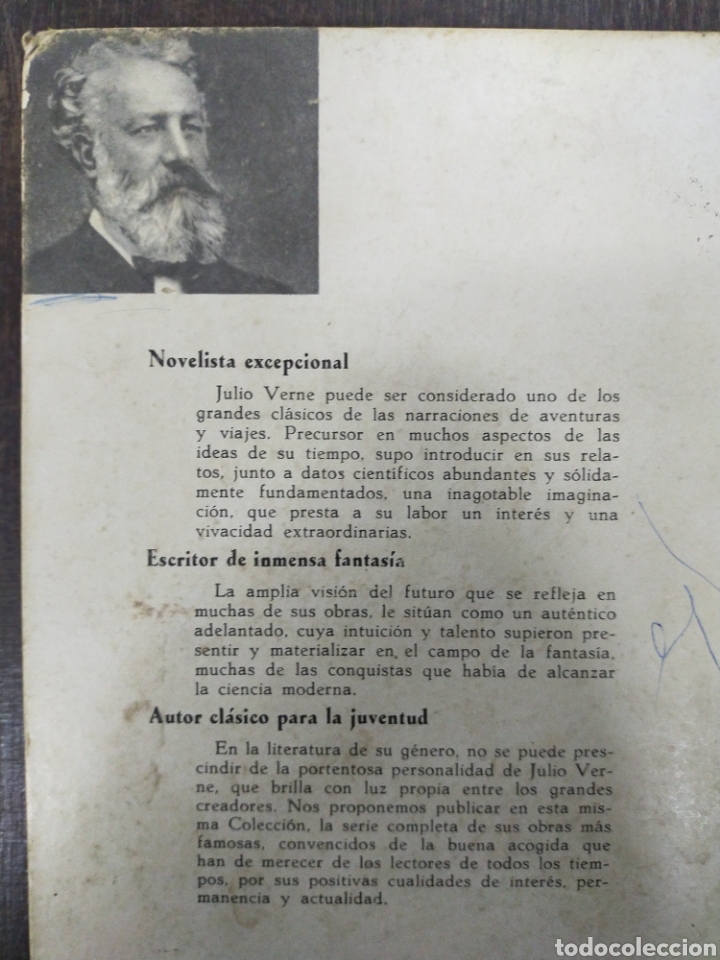 Libros de segunda mano: Miguel Strogoff. Julio Verne. Molino. Defectos - Foto 2