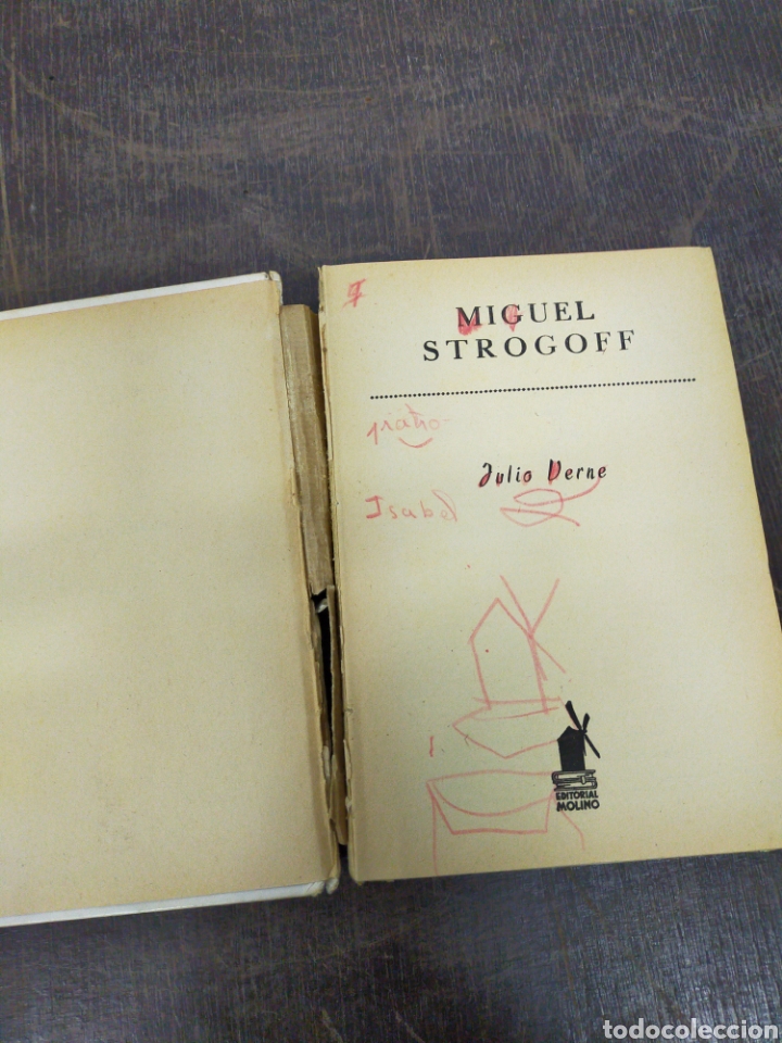 Libros de segunda mano: Miguel Strogoff. Julio Verne. Molino. Defectos - Foto 4