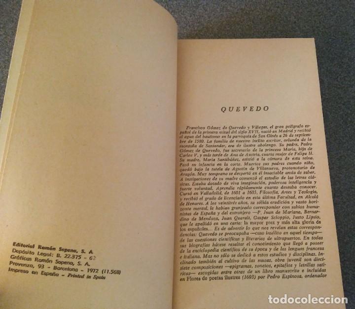 Libros de segunda mano: Historia de la Vida del Busc&oacute;n Francisco de Quevedo - Foto 5
