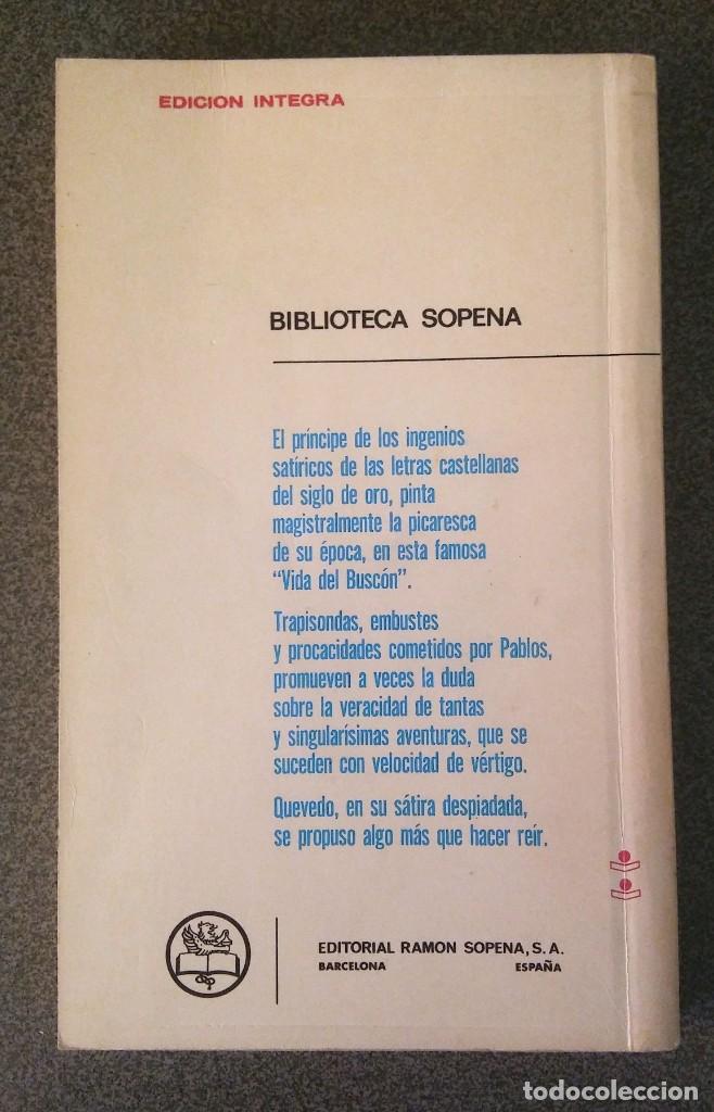 Libros de segunda mano: Historia de la Vida del Busc&oacute;n Francisco de Quevedo - Foto 6
