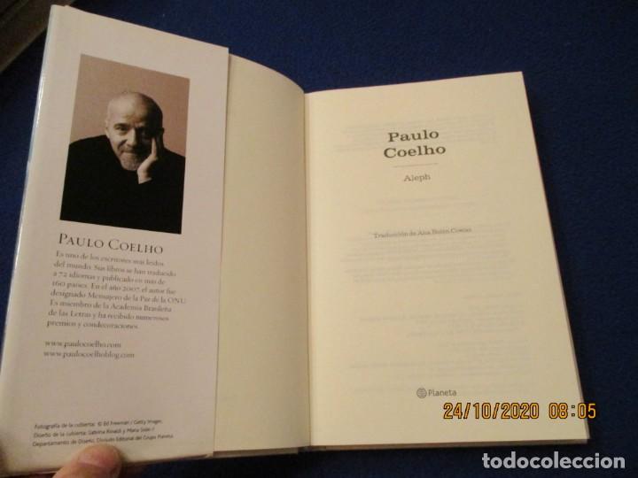 Libros de segunda mano: ALEPH Paulo Coelho Editorial Planeta 2011 - Foto 5