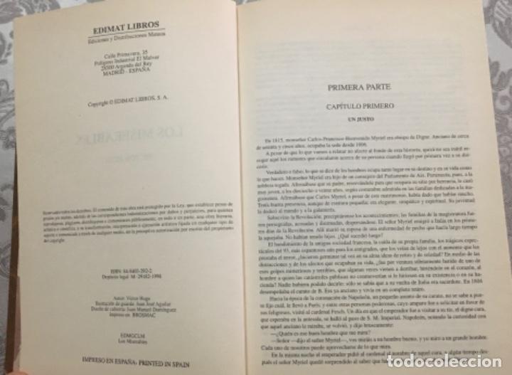 Libros de segunda mano: Los Miserables Victor Hugo - Foto 3