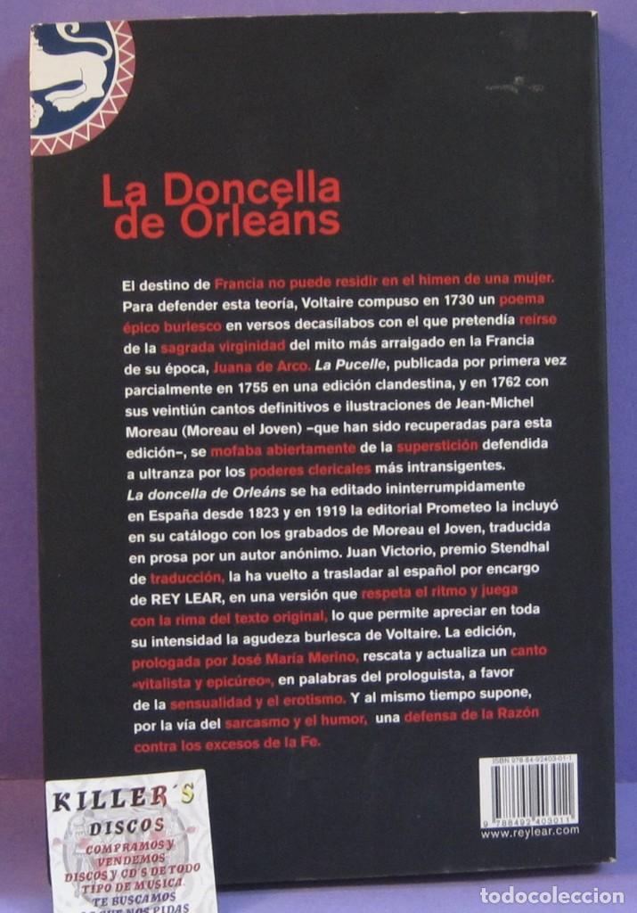 Libros de segunda mano: La doncella de Orleans - Voltaire - Foto 2