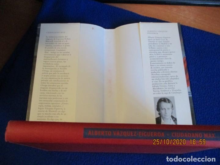 Libros de segunda mano: CIUDADANO MAX Alberto Vazquez Figueroa C&iacute;rculo de Lectores 1992 - Foto 3
