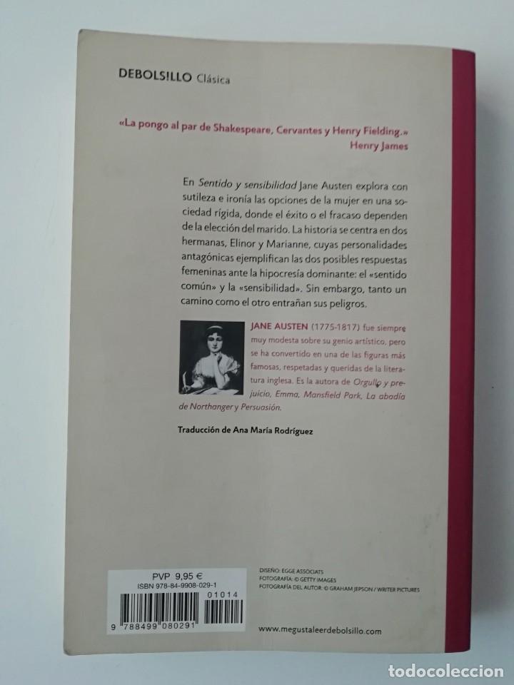 Libros de segunda mano: SENTIDO Y SENSIBILIDAD - JANE AUSTEN - ED. DEBOLSILLO 2014 - Foto 2