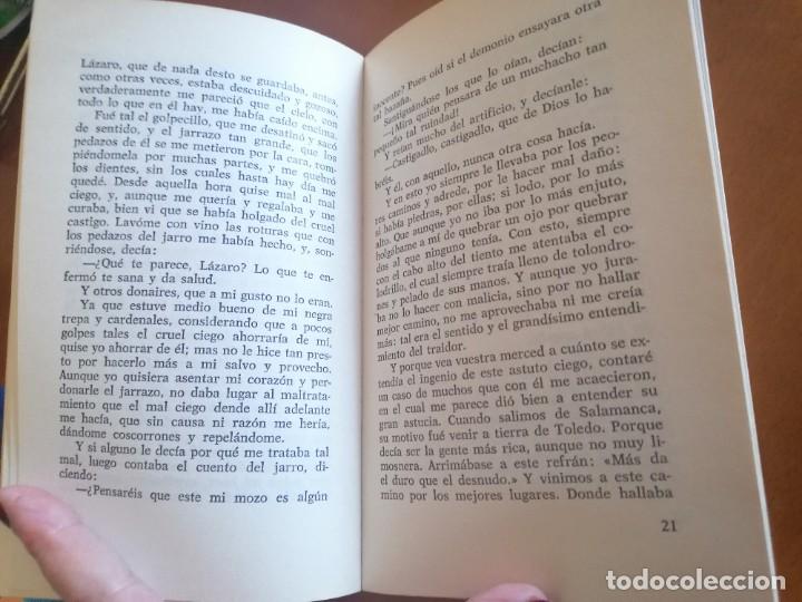 Libros de segunda mano: LAZARILLO DE TORMES * BIBLIOTECA BOLSILLO JUNIOR * MOBY DICK 1976 - Foto 4