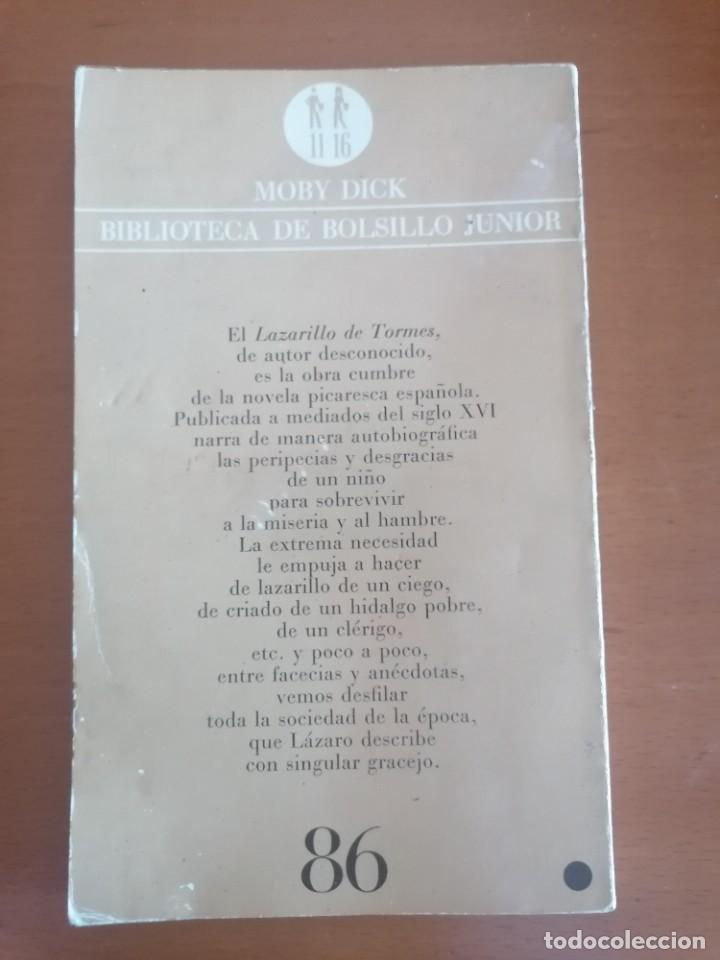 Libros de segunda mano: LAZARILLO DE TORMES * BIBLIOTECA BOLSILLO JUNIOR * MOBY DICK 1976 - Foto 5