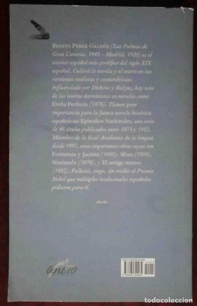 Libros de segunda mano: Do&ntilde;a Perfecta (Benito P&eacute;rez Gald&oacute;s) Aneto 2007 - Foto 2