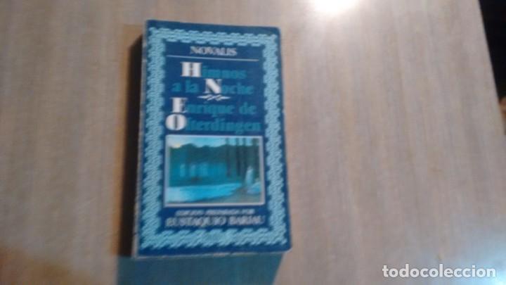 Libros de segunda mano: NOVALIS - HIMNOS A LA NOCHE - ENRIQUE DE OFTERDINGEN - Foto 1