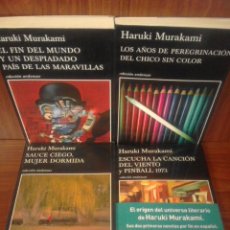 Libros de segunda mano: ✅ HARUKI MURAKAMI - LOTE DE 11 LIBROS - TUSQUETS (2006-2015) COLECCIÓN 'ANDANZAS'. Lote 223127671