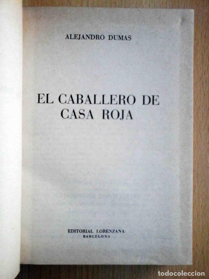 Libros de segunda mano: El Caballero de Casa Roja (Alejandro Dumas) 1968 - Foto 1
