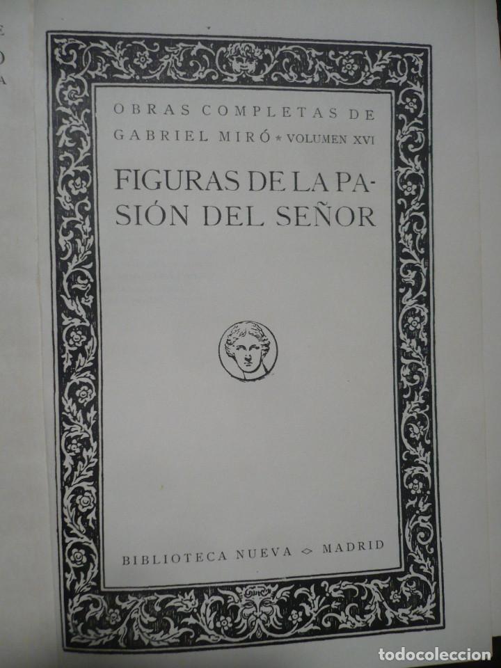 Libros de segunda mano: Gabriel Mir&oacute;, FIGURAS DE LA PASI&Oacute;N DEL SE&Ntilde;OR - Foto 2