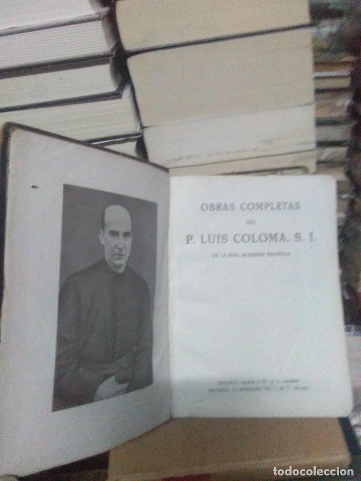 Libros de segunda mano: Padre Luis Coloma.Obras Completas.1943.Editorial RAZ&Oacute;N Y FE - Foto 1