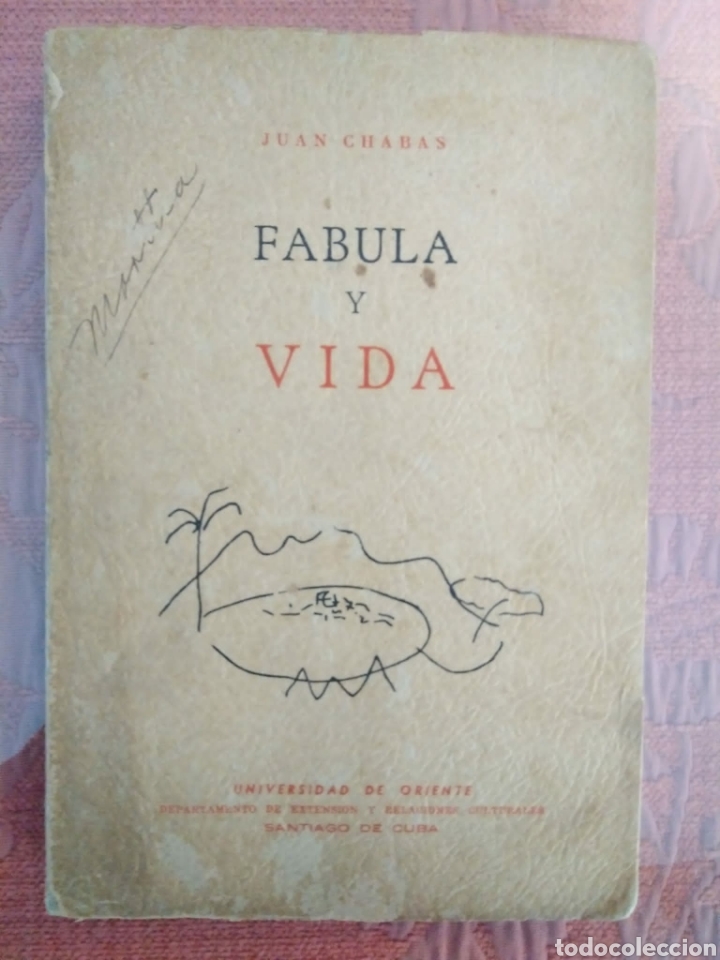 Libros de segunda mano: F&aacute;bula y vida / Juan Chabas. Primera edici&oacute;n. - Foto 2