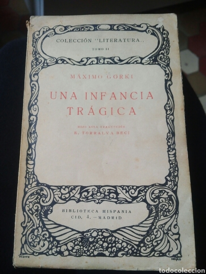 Libros de segunda mano: Una infancia tr&aacute;gica. M&aacute;ximo Gorki - Foto 1