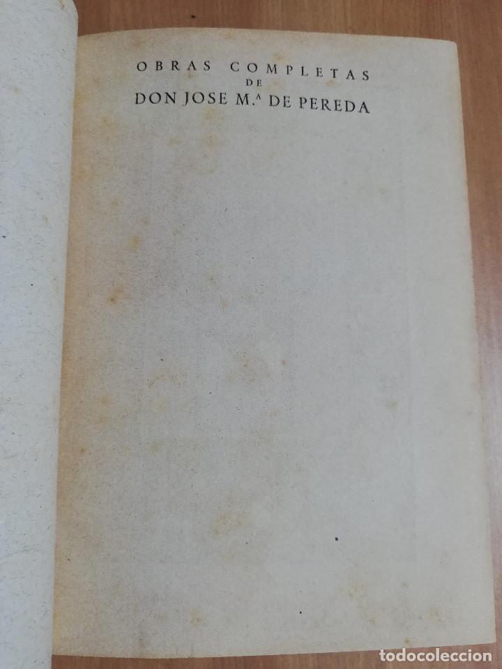 Libros de segunda mano: PE&Ntilde;AS ARRIBA. OBRAS COMPLETAS DE DON JOS&Eacute; M&ordf; PEREDA - Foto 4