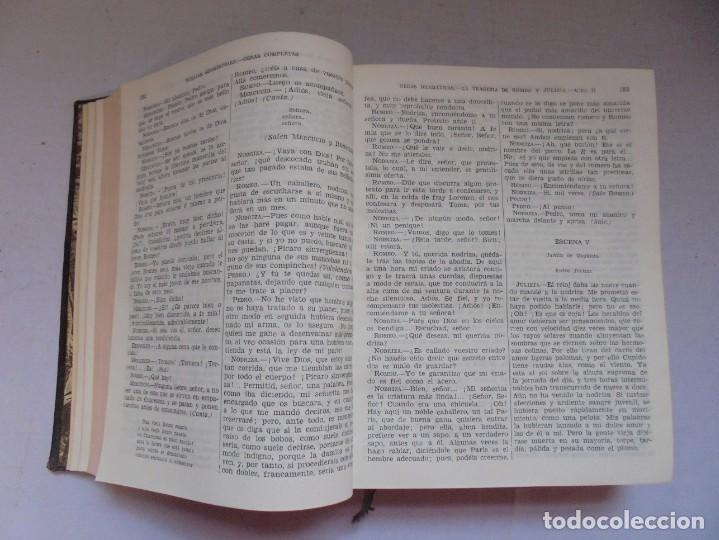 Libros de segunda mano: WILLIAM SHAKESPEARE. OBRAS COMPLETAS. EDITORIAL AGUILAR. 1951 - Foto 10