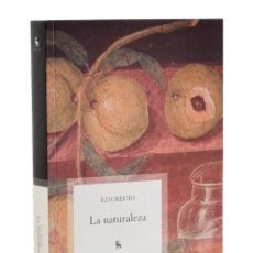 Livros em segunda mão: LA NATURALEZA - LUCRECIO. Lote 374391369