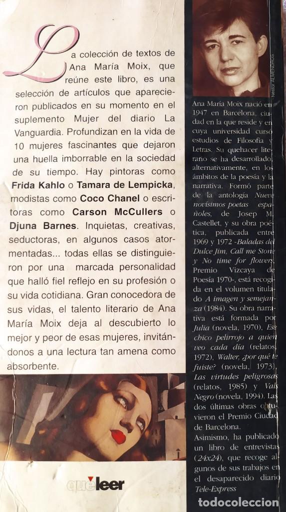 Libros de segunda mano: EXTRAVIADAS ILUSTRES RELATOS DE MUJER ANA M&ordf; MOIX - Foto 2