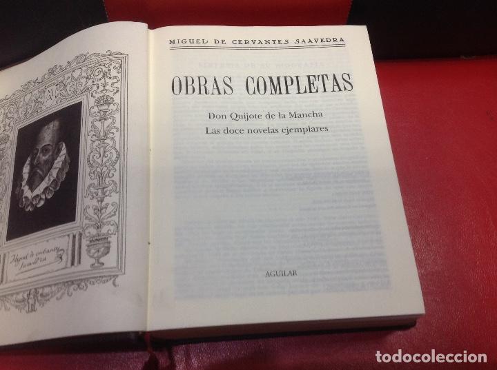 Libros de segunda mano: MIGUEL DE CERVANTES, OBRAS COMPLETAS I, AGUILAR, 2003 - Foto 3