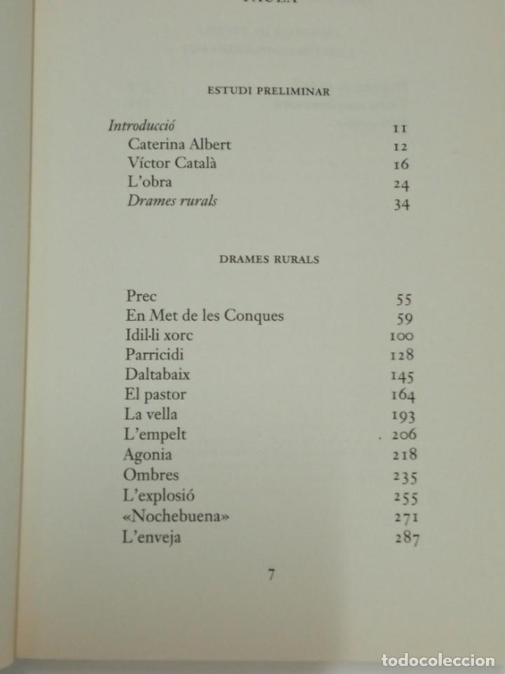 Libros de segunda mano: Drames Rurals, Victor Catal&agrave;, Edicions 62 - Foto 3