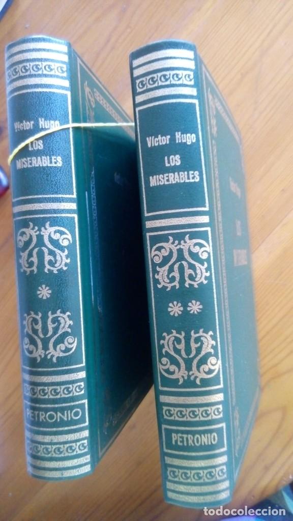 Libros de segunda mano: Los Miserables, vol. I y II. V&iacute;ctor Hugo. Edic. Petronio. - Foto 1