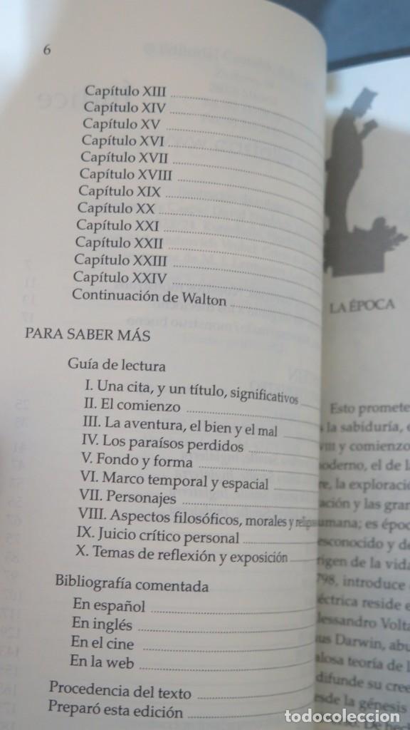 Libros de segunda mano: FRANKESTEIN. SHELLEY. CASTALIA - Foto 3