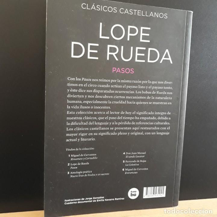 Libros de segunda mano: PASOS LOPE DE RUEDA CL&Aacute;SICOS CASTELLANOS. BAMB&Uacute;. 2013. - Foto 3