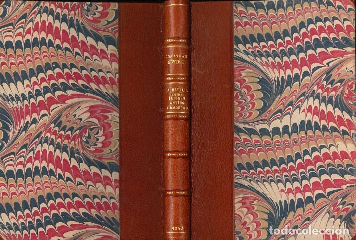 Libros de segunda mano: LA BATALLA ENTRE LLIBRES ANTICS I MODERNS - SWIFT, Jonathan (1947) - Foto 1
