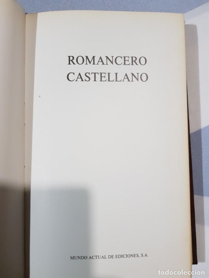 Libros de segunda mano: ROMANCERO CASTELLANO. MUNDO ACTUAL DE EDICIONES. 1983 - Foto 4