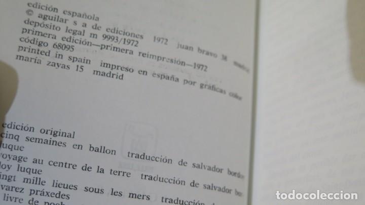 Libros de segunda mano: 1972.- OBRAS. VERNE. TOMO I. AGUILAR - Foto 3