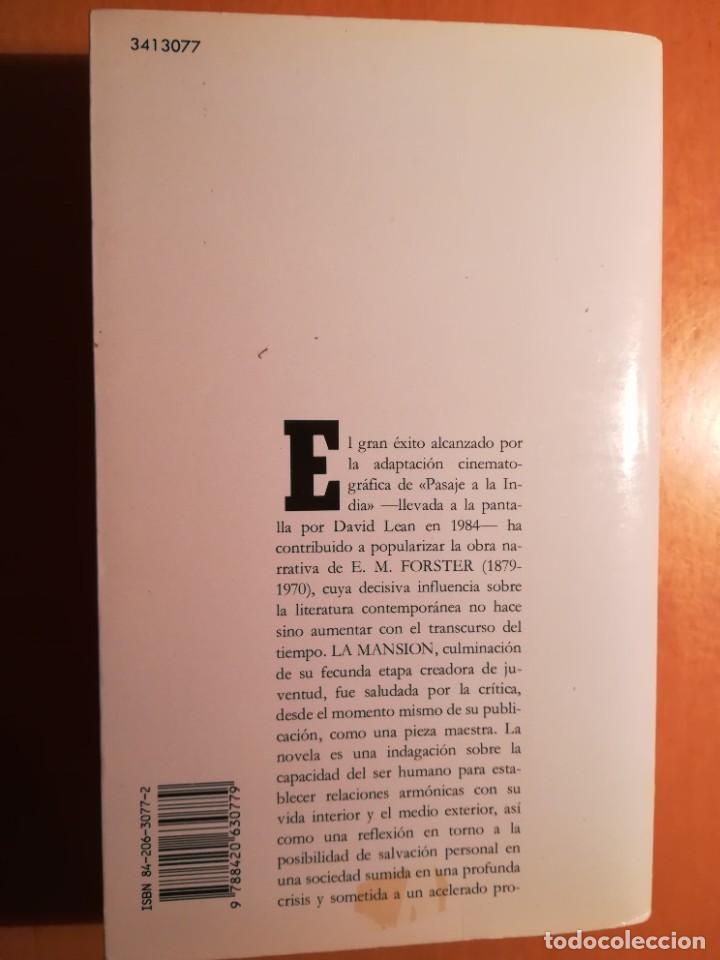 Libros de segunda mano: La mansi&oacute;n (Howards end). E.M. Forster - Foto 2