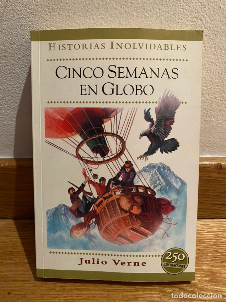 Libros de segunda mano: Cinco semanas en globo Julio Verne - Foto 1