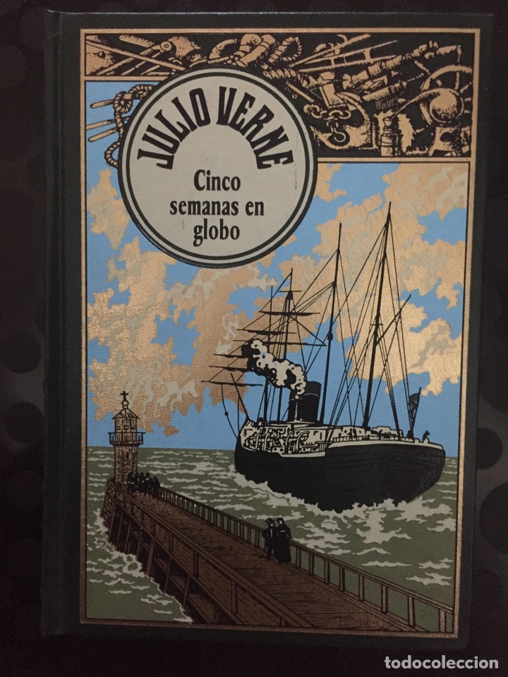 Libros de segunda mano: CINCO SEMANAS EN GLOBO BIBLIOTECA JULIO VERNE RBA ( 2002 ) - Foto 1