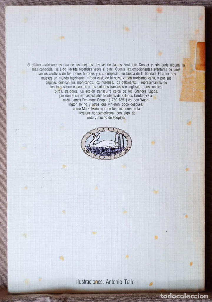 Libros de segunda mano: El &uacute;ltimo mohicano. J. Fenimore Cooper. - Foto 4