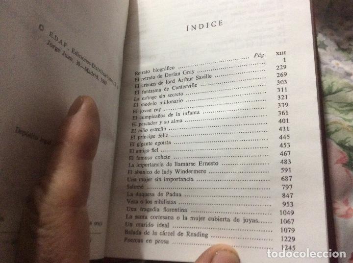 Libros de segunda mano: OBRAS INMORTALES. OSCAR WILDE. CON ESTUCHE. EDAF - Foto 3